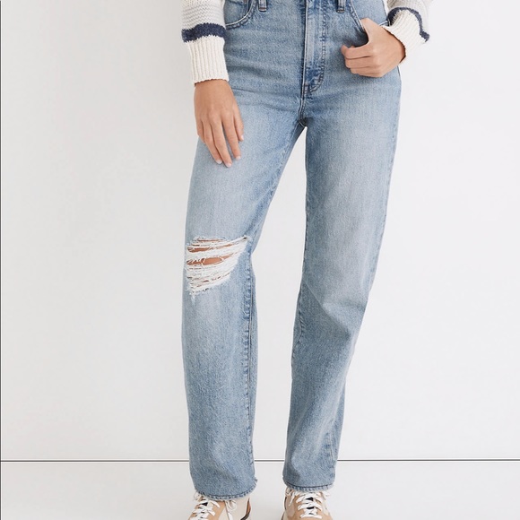 Madewell The Perfect Vintage Straight Jean in Reinhardt Wash - Picture 2 of 9